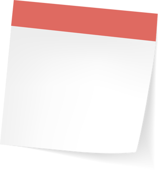 Blank Sticky Note Reminder Paper png