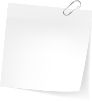 Blank Sticky Note Reminder Paper png