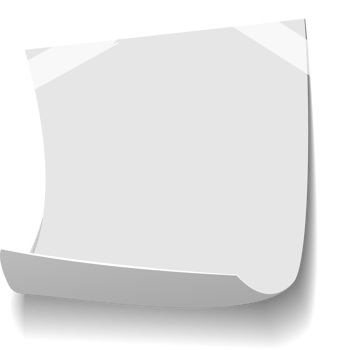 Blank Sticky Note Reminder Paper png