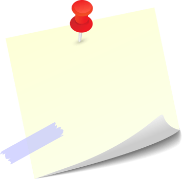 Blank Sticky Note Reminder Paper png