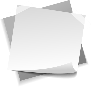 Blank Sticky Note Reminder Paper png