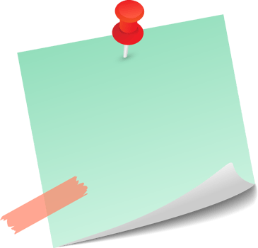 Blank Sticky Note Reminder Paper png