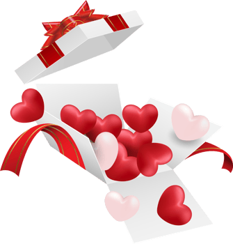 Surprise Love Gift Box png