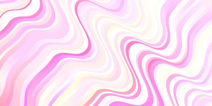 Light Pink, Yellow vector texture with circular arc.