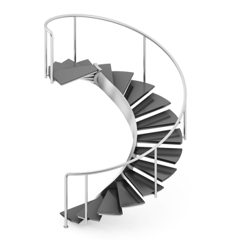 Isometric Stairs 3D isolated png