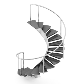 Isometric Stairs 3D isolated png