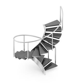 Isometric Stairs 3D isolated png