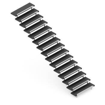 Isometric Stairs 3D isolated png