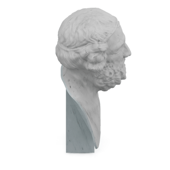 Isometric Statue 3D isolated render png