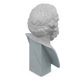 Isometric Statue 3D isolated render png