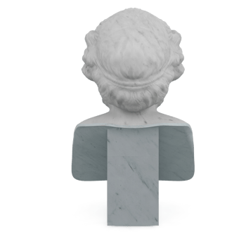 Isometric Statue 3D isolated render png