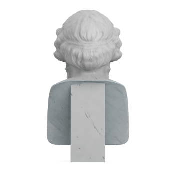 Isometric Statue 3D isolated render png