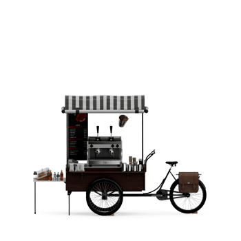 Isometric Street food 3d Render png
