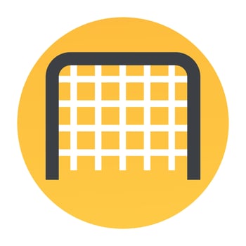 Trendy Football Goal vector