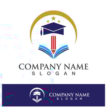 Education logo template vector