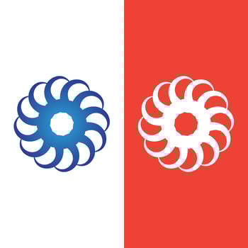 vortex vector illustration icon logo template design