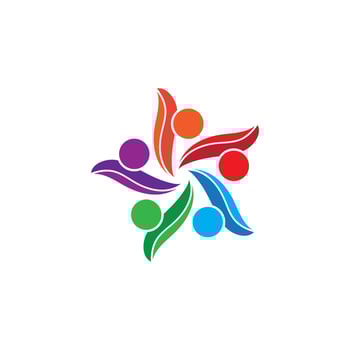 Community, network and social icon vector