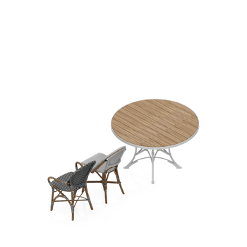 Isometric Table set Perspective 3D render png