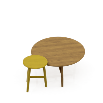Isometric Table set Perspective 3D render png