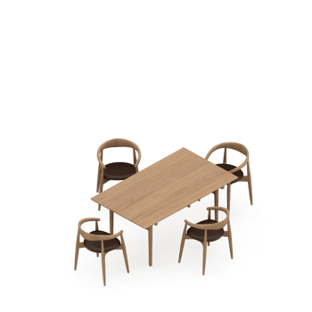 Isometric Table set Perspective 3D render png