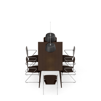 Isometric Table set Perspective 3D render png