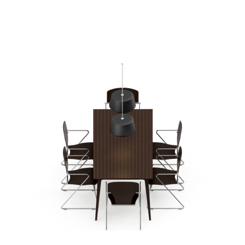 Isometric Table set Perspective 3D render png