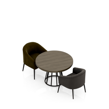 Isometric Table set Perspective 3D render png