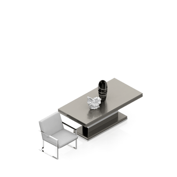 Isometric Table set Perspective 3D render png