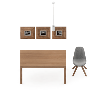 Isometric Table set Perspective 3D render png