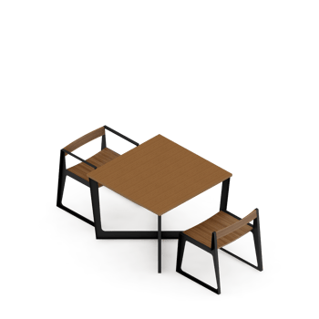 Isometric Table set Perspective 3D render png