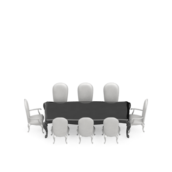 Isometric Table set Perspective 3D render png