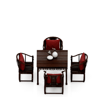 Isometric Table set Perspective 3D render png