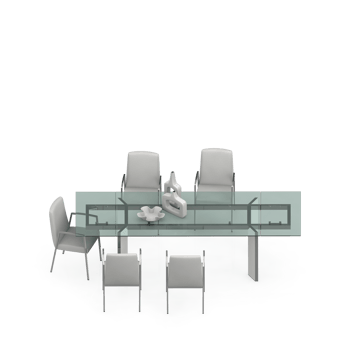 Isometric Table set Perspective 3D render png