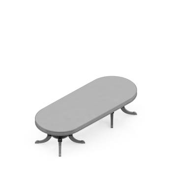 Isometric Table set Perspective 3D render png