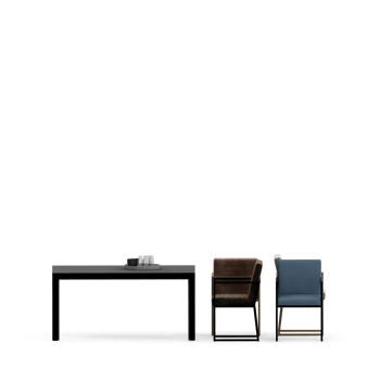 Isometric Table set front 3D render png