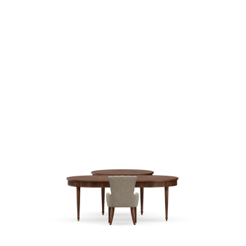 Isometric Table set front 3D render png