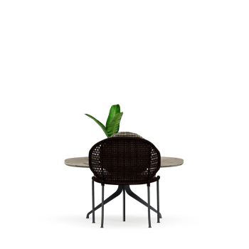 Isometric Table set front 3D render png