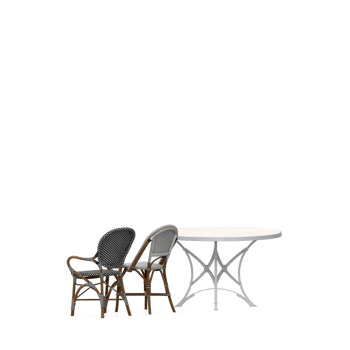 Isometric Table set front 3D render png