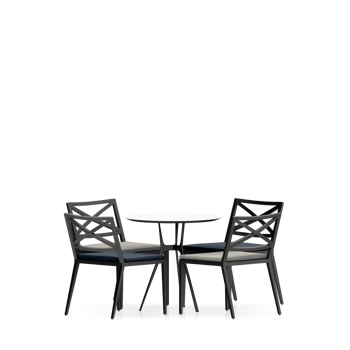 Isometric Table set front 3D render png