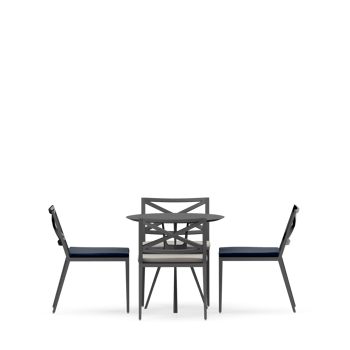 Isometric Table set front 3D render png