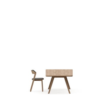 Isometric Table set front 3D render png