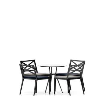 Isometric Table set front 3D render png