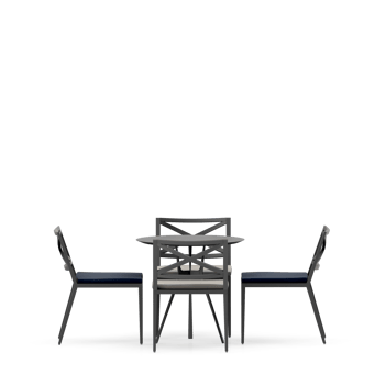 Isometric Table set front 3D render png