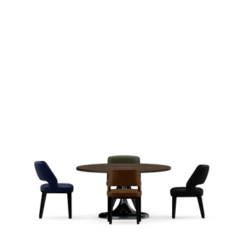 Isometric Table set front 3D render png