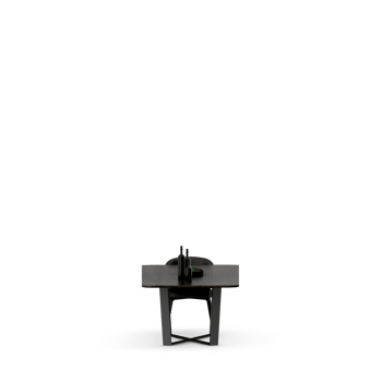 Isometric Table set front 3D render png