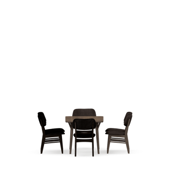 Isometric Table set front 3D render png