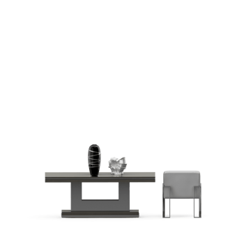 Isometric Table set front 3D render png