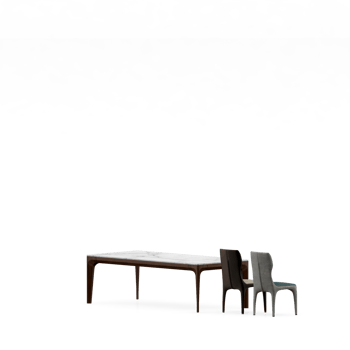 Isometric Table set front 3D render png