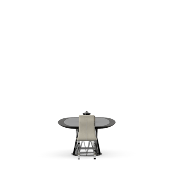 Isometric Table set front 3D render png