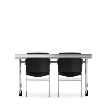 Isometric Table set front 3D render png